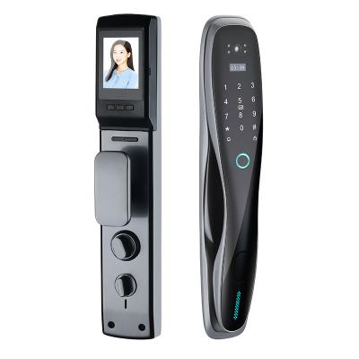 China Full Automatic Alloy Lock U Shome Fingerprint Door Locks Aluminum Smart Locks With Camera For Home Door for sale