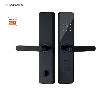 China Wifi Fingerprint Smart Door Lock, Security Entry Keyless Door Lock with Reversible Handle for Office Home Apartment Airbnbs for sale