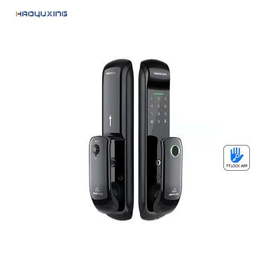 China Wifi smart home tuya life smart locks fingerprint biometric door lock wifi for hotel apartment office building for sale