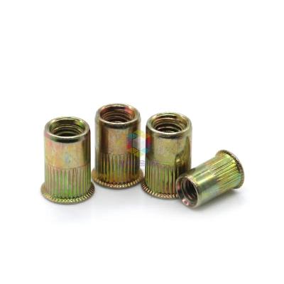 China Factory Wholesale Carbon Steel Stainless Steel Thread Insert Hex Open Rivet Nut Main Rivet Nut for sale