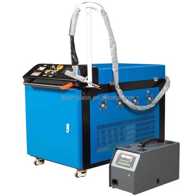 China Heat-welded 1000w / 1500/2000 / Hand-held self-propelled laser welding desk Metallic pipe Welding pipe for sale