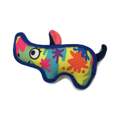 China Eco-Friendly Squeaker Dog Pet Plush Toy Animal Shape Interactive Pet Stocked Healthy Chew Toys for sale