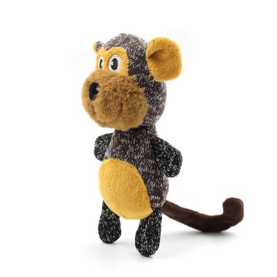 China Wholesale Custom Pet Stuffed Interactive Plush Toy Animal Series Stuffed Fabric Soft Stocked Pet Chew Toys for sale