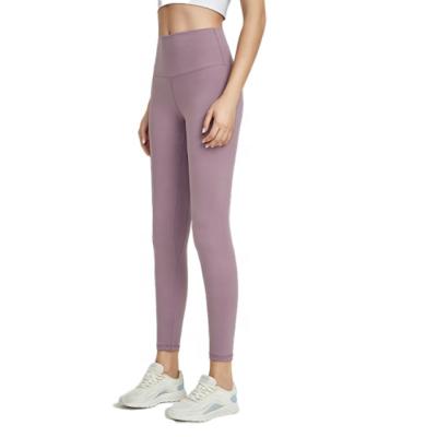 China Breathable Stylish Tight Yoga Pants Women Sports Feet Running Skin-friendlyBreathable Pants Solid Color Sport for sale