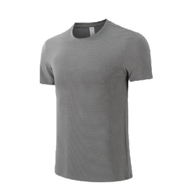 China Latest Anti-Wrinkle Anti-Wrinkle Gym Plus Size Crewneck T-Shirts Men's Quick-Drying Short Sleeve Sports Stylish T-Shirts for sale