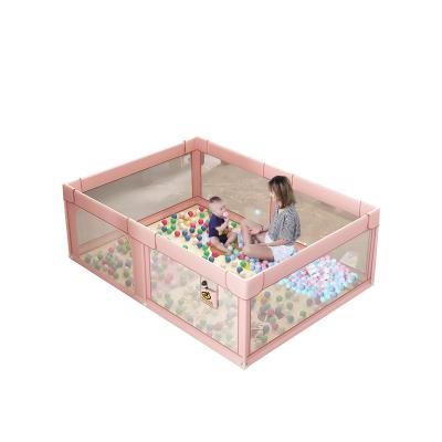 China Modern Baby Playpen Manufacturer Kids Baby Playpen Easy To Carry Steel Care Fence Toddler Playpen Foldable for sale