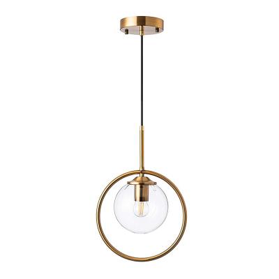 China Nordic Simple Dimmable Small Head Chandelier Living Room Dining Room Bar Counter Lamp Creative Glass Model Room Designer for sale