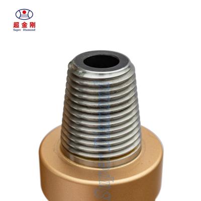 China JIS Standard CR150 Low Air Pressure DTH Carbide Screw Hammer Mining Rock Bit for Construction for sale