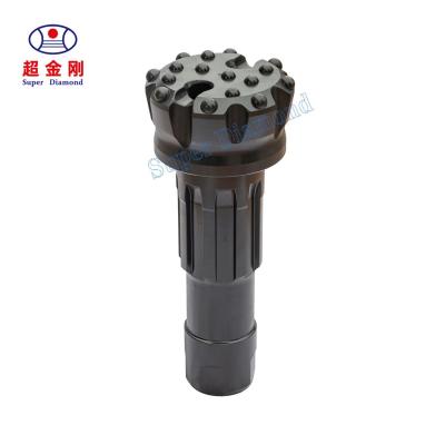 China 130 156 mm DTH Drilling Rig Bit for High Air Pressure Rock Button Bits DTH Hammer Bit Manufacturing Process Forging for sale