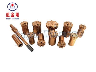 China Spray Paint Rock Drill Button Bits T45 For Dl422 Rig Oil And Gas Exploration for sale