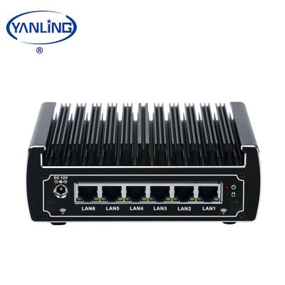 China celeron kaby 3865U 6 Intel Gbe LAN PC support pfsense firewall VPN and UTM IBOX-501 N13 intel mini lake for sale