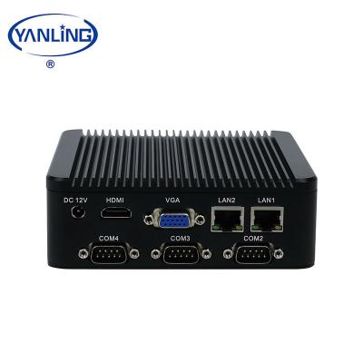 China Good Quality IBOX-501 N1A Thin Client Fanless Pure Aluminum Mini PC With 4GB RAM USB3.0 Industrial PC for sale