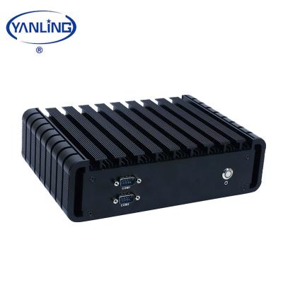 China Fanless Industrial PC Intel Skylake 3855U Dual Core Lan Poe Mini Computer PC Port of Fanless 4 Case Pure Aluminum Industrial Newcomers for sale