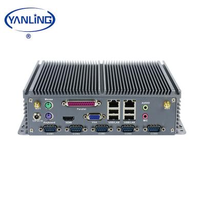 China Fanless Pure Aluminum Mini PC x86 Mini Computer IBOX-206(J1900) Cloud Computer Fanless for sale