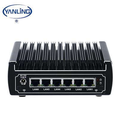 China Wholesale barebone N13 mini PC with Intel celeron 3865U firewall appliance vpn server 6 LAN IBOX-501 N13 for sale