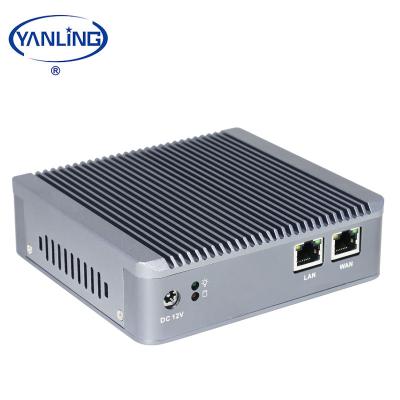 China YanLing Fanless J1800 Pure Aluminum Nano Itx with 2 Gbe Intel LAN for pfsense Firewall and VPN for sale