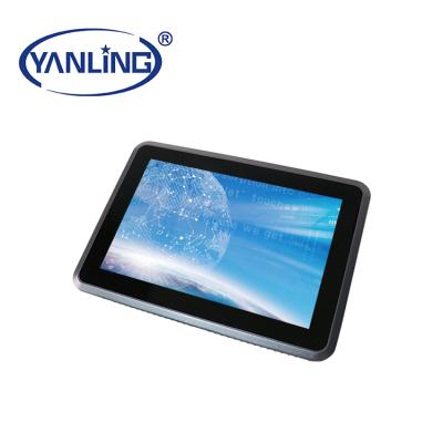 China 10.1 Inch Panel Touch Industrial PC Panel Touch Screen PC with I7-8550U Quad Core Dual LAN Ports for sale