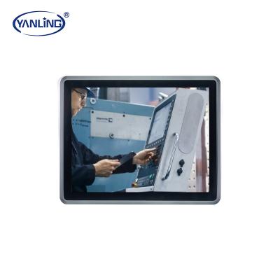 China New 15 Inch Touch Screen Intel Celeron 4205U Dual Core Barebone Computer Industrial Touch Panel PC for sale