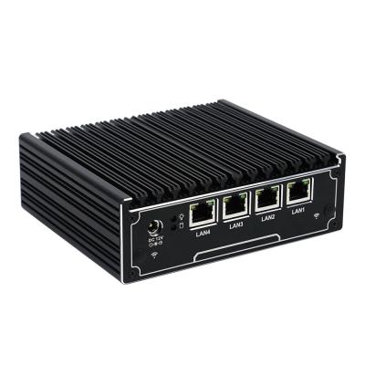 China Online Promotion Router IPC Intel J1900 Quad Core Soft 4 x86 Gigabit LAN DNS Server Panel PC Mini Embedded Server IBOX-501 N12 for sale