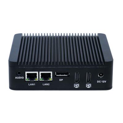 China Intel N3160 mini PC 4K quad core three fanless portable fanless dual display Ethernet thin client windows10 with free shipping for sale