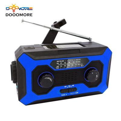 China SOS alert; Headphone jack; Power display; Best Low Speaker Hand Crank Am/Fm/Noaa Portable Solar Dynamo Radio With Led Flashlight for sale