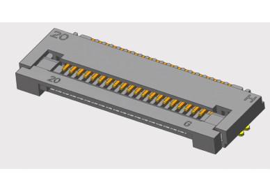 Chine Connecteurs FPC ZIF Angle droit Fermeture avant bas contact SMT FPC à vendre