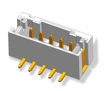 China 2.0mm Pitch Wafer WTB Wire To Board Power Connector Vertical Smt Height 6.1mm for sale