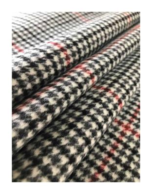 China Various Good Quality Breathable Wholesale Polyester Wool Flannel Clothing Fabric for sale