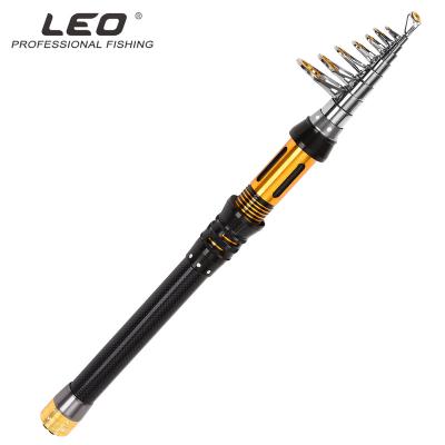 China Carbon LEO Telescopic Carbon Lure Fishing Poles for Freshwater Fishing Rod Beginners Saltwater Fishing for sale