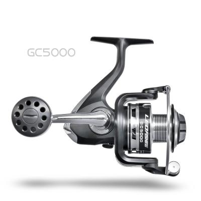 China LEFT HAND LEOFISHING Fishing Reel 1000-5000 8 Ball Bearing CNC Metal Reel Aluminum Alloy Wire Cup 5.5:1 River Lake Spinning Reel for sale