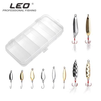 China Fsihing Lure LEOFISHING 10Pcs Fishing Lures Wire Hard Bait Kit Set Fishing Lures With Free Lure Box High Quality Fishing Lure Set for sale