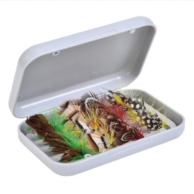 China Floating LEOFISHING Fly Fishing Lure Kit Multicolor Mixed Bionic Fly Hook Bait Set for sale