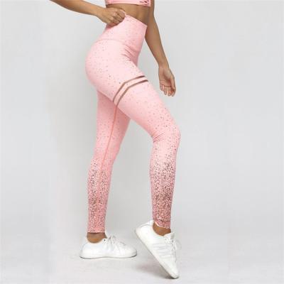 China Breathable Supply High Waist Workout Printed Leggings Custom Design Fitness Yoga Leggings For Women for sale