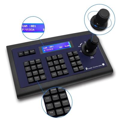 China Keyboard Controller Broadcast Joystick PTZ Dome Keyboard Controller 255 Cameras Remote Control for sale