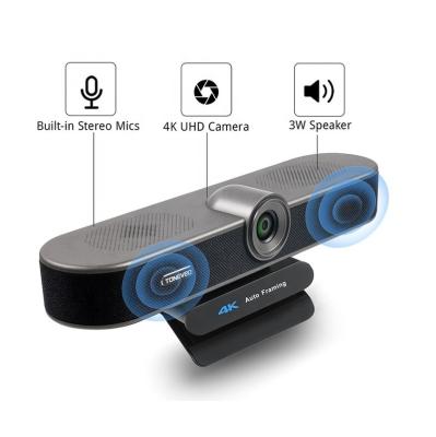 China 8.29 mega pixel auto framing ai video conference camera meeting webcam 4k hd audio video full webcam for pc for sale