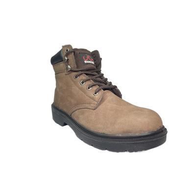 China Toe Work Executive Light Weight Nubuck Leather Steel Toe Shoes Z4059 for sale