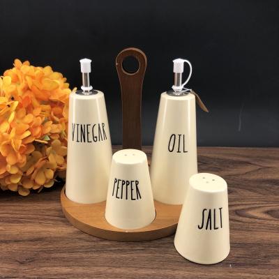 China Modern Oil Pump Vinegar Oil Dispenser Soap Dispenser Bottle Modern Cosmetic Ceramic Oil Pump Stored Ceramic Oil Bottle for sale