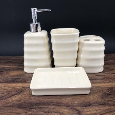 China Stocked square bathroom accessory set high quality professional fashion bathroom suite from china supplier for sale