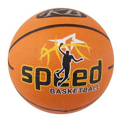 China Natural rubber rubber material basketball ball custom size 7 for trainning for sale