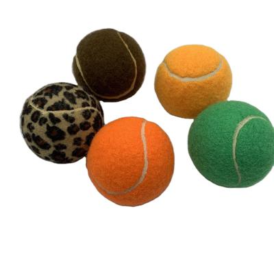 China Cheap beach printed custom logo tennis balls for wholesale 2.5