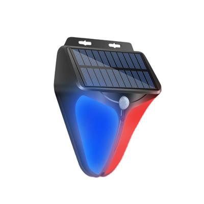 China Warehouse Solar Outdoor Waterproof Alarm Human Body Sensor Infrared Healthy Light Anti-theft Light for sale