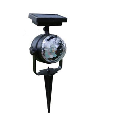 China Colorful Yard Garden Light Outdoor Waterproof Rotating Lights Solar Lawn Light for sale