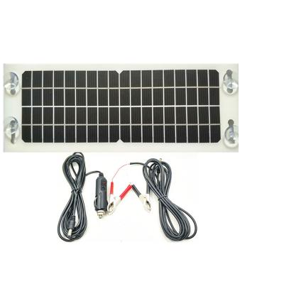 China 18V 5W Solar Charger Car Battery Charger Output Flexible Monocrystalline Silicon Solar Panel Other for sale