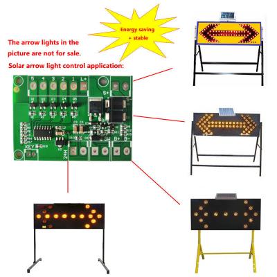 China Lighting Controller Solar Lamp Controller 12V Arrow Lamp Controller Traffic Solar Indicator Solar Controller for sale