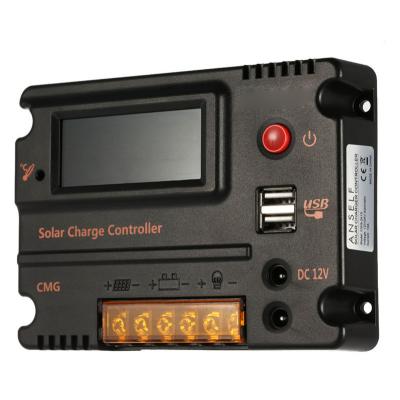 China Voltage Controller 12v/24v 10a/20a Manual Controller Pwm Solar Charge Solar Controller for sale