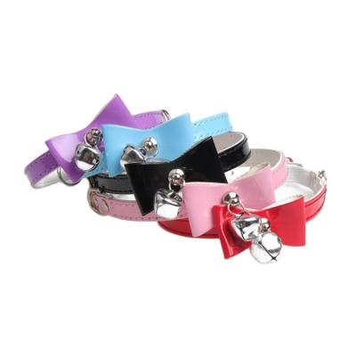 China Viable Adjustable Small Pet Puppy Neck Bow Tie Cute Cat Collar for sale