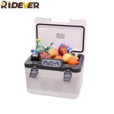 China New Ridever 19L Portable Outdoor Car Refrigerator Mini Refrigerator Car Freezer China-chic Freezer Car Fridge for sale