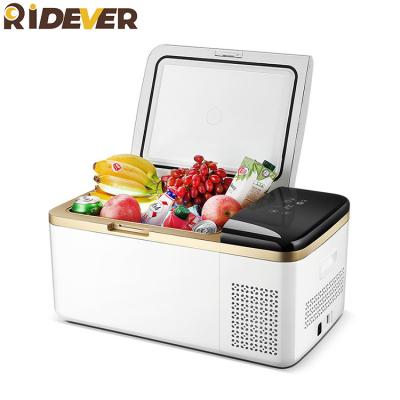 China New China-chic Ridever Car Refrigerator 15l 20l Compressor Freezer Electric Car Fridge for sale