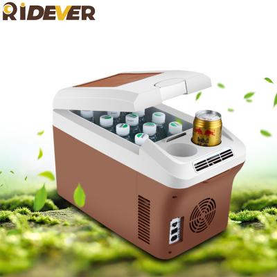 China China-chic New Ridever 15l Car 12v24v Car Mini Refrigerator Portable Fridge For Pure Car for sale