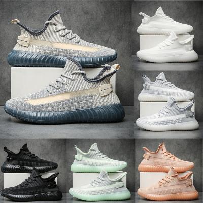 China New Style 350 Trend Fashion Sneakers Men's Breathable Sports Shoes Fly Running Shoes Women's Knitting Tennis Shoes for sale